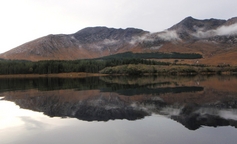 Lough Inagh , towards the Bens