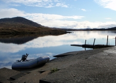 Lough Inagh, not a bad place to make a chart.