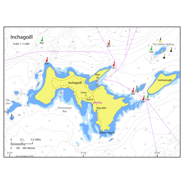 The Lough Corrib Chart Book - Inchagoill