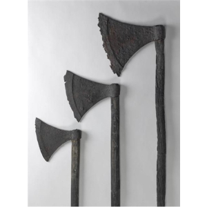 The Corrib Axes, with their Cherrywood handles later retrieved (UAU)