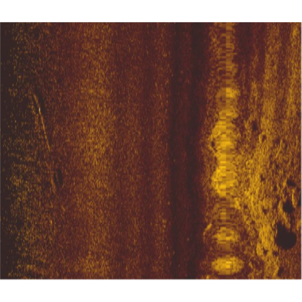 The original sonar trace of the Carrowmoreknock boat, before identification (Trevor Northage)